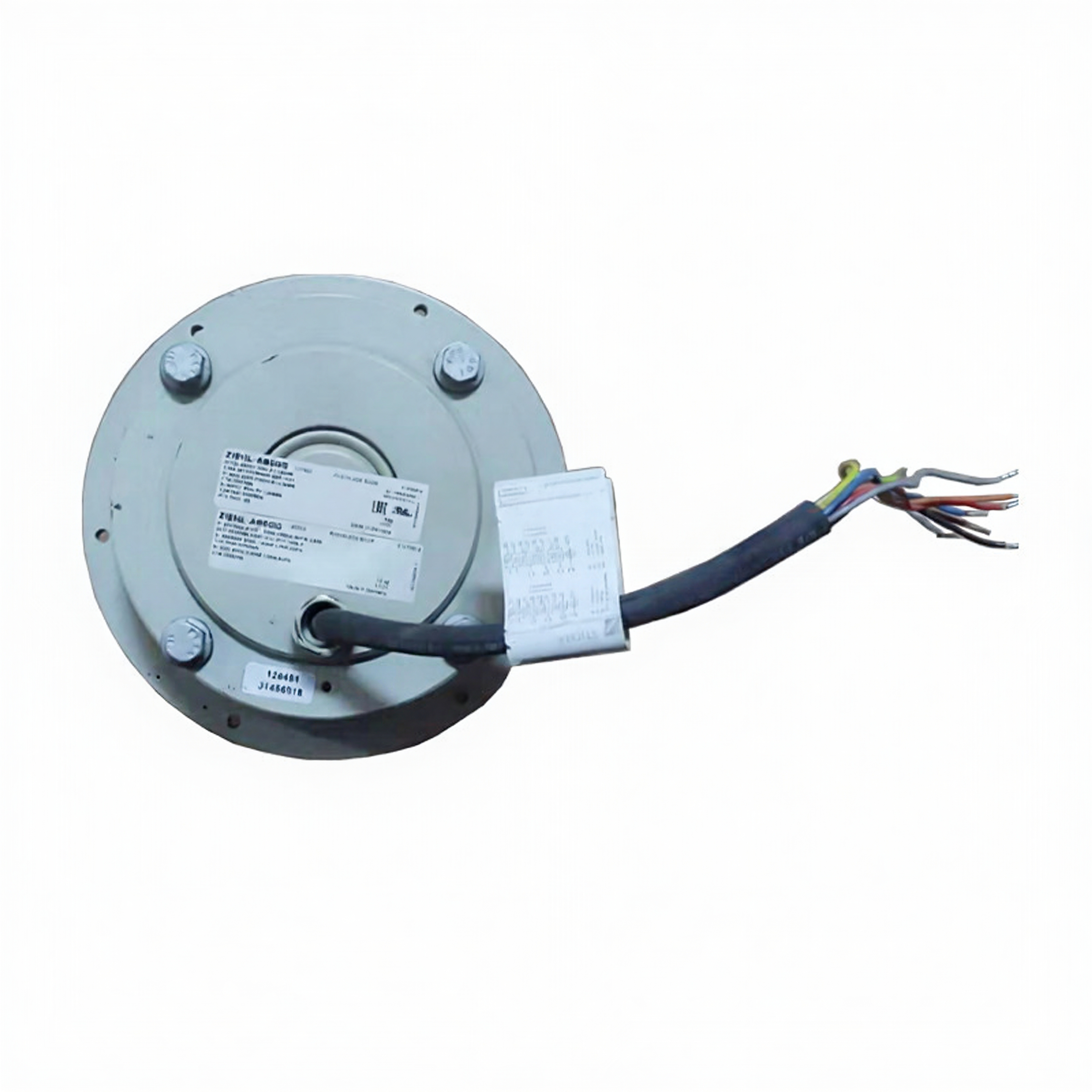 MK115-2DK.12.U ZIEHL-ABEGG centrifugal fan 3~500/600V 800/1300W 0.9/1.7A 2610/3300rpm