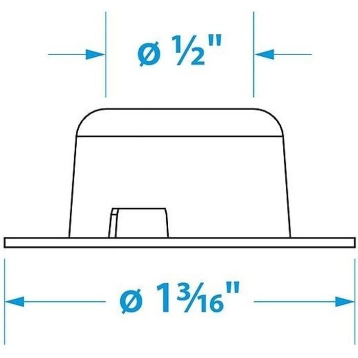 Seachoice 55741 Zinc Plated Steel Roller Shaft Includes 2 Pal Nuts