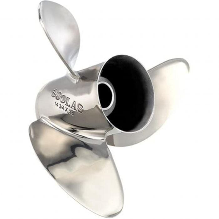 Solas 9451-139-19 Rubex HR3 SS 3-Blade Propeller, RH, 13-7/8 x 19, Interchangeable Hub, 4-1/4" Gearcase