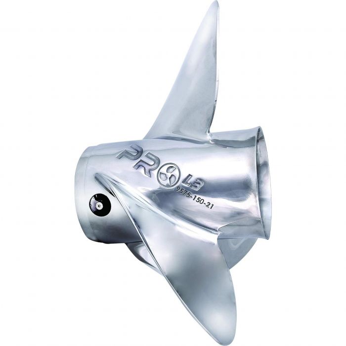Solas Propeller 9575-150-21 Solas Pro L3 SS Interchangeable Hub Propeller, RH 15 x 21, Type E