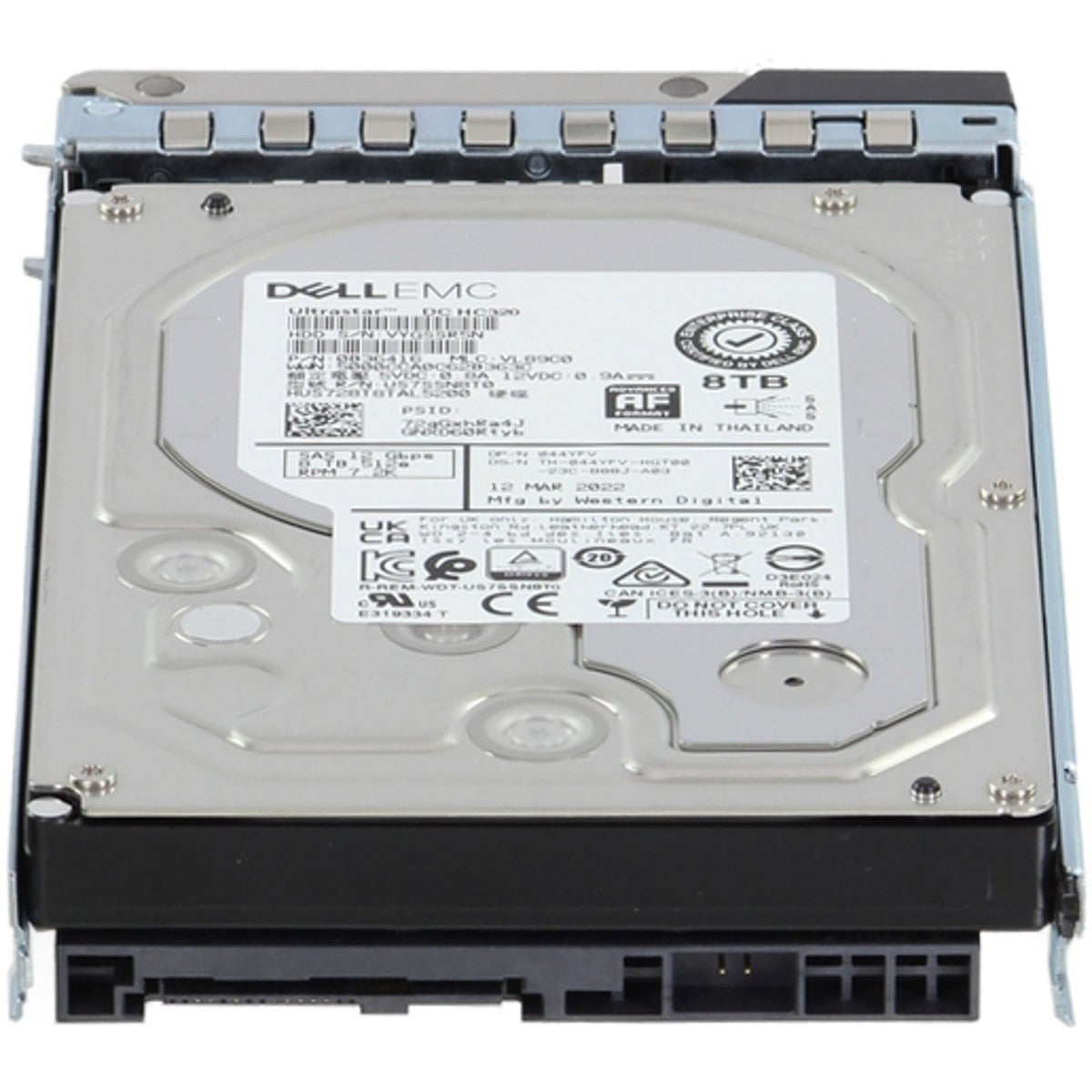 Dell 8TB 7.2K 512e 12Gbps NL SAS 3.5 HDD Ultrastar DC HC320 (44YFV