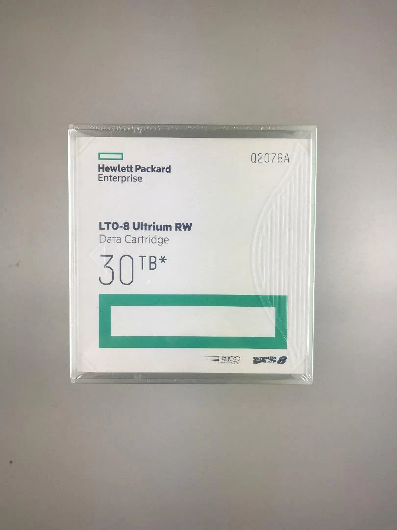 HP LTO-8 Tape Cartridge (5 Pack #Q2078A Ultrium 30TB- Storage Data - NEW
