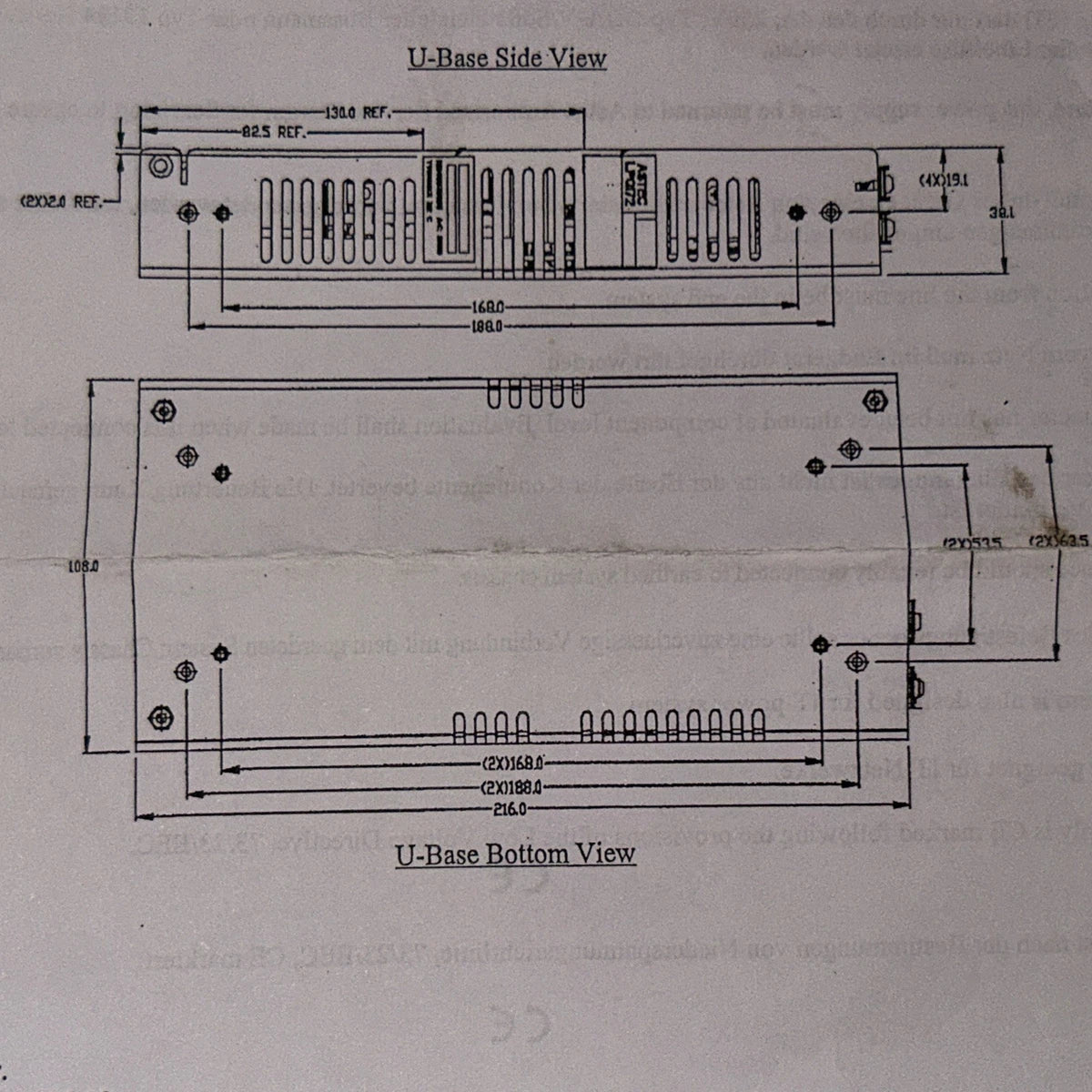 Astec LPQ173 Switching Power Supply