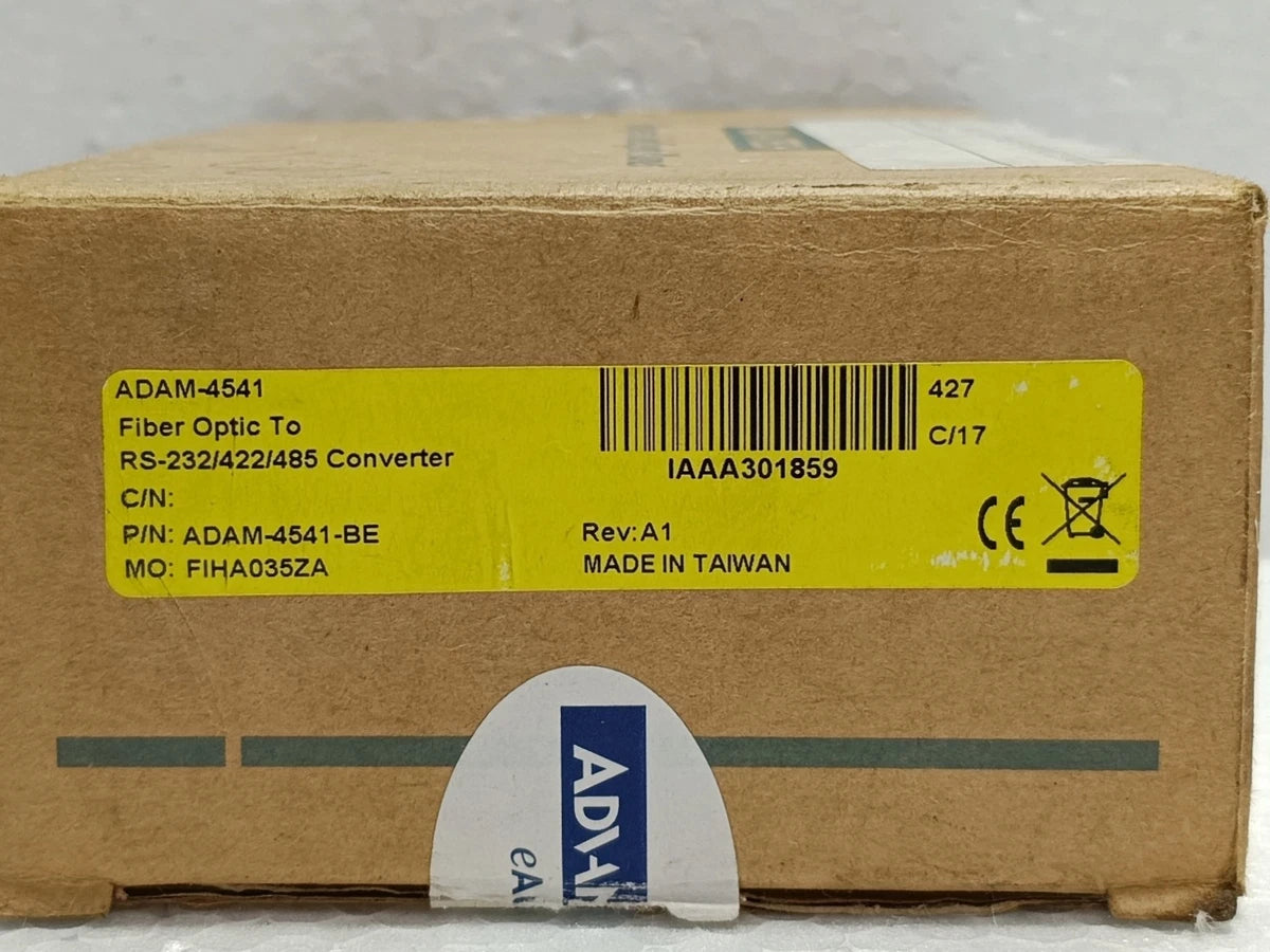 Advantech ADAM-4541-BE Fiber Optic to RS-232/422/485 Converter | New in Box