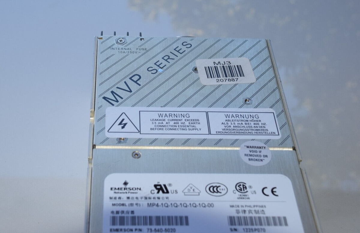 Emerson Networks Astec MVP SeriesMP4-1Q-1Q-1Q-1Q-1Q-00 / 24V @ 7.5A Power Supply