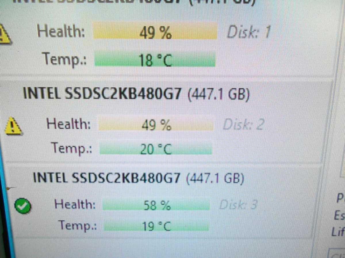 Intel 480GB SATA III SSD 2.5'' Hard Drive Dell Server R620 R630 R710 R720 R730