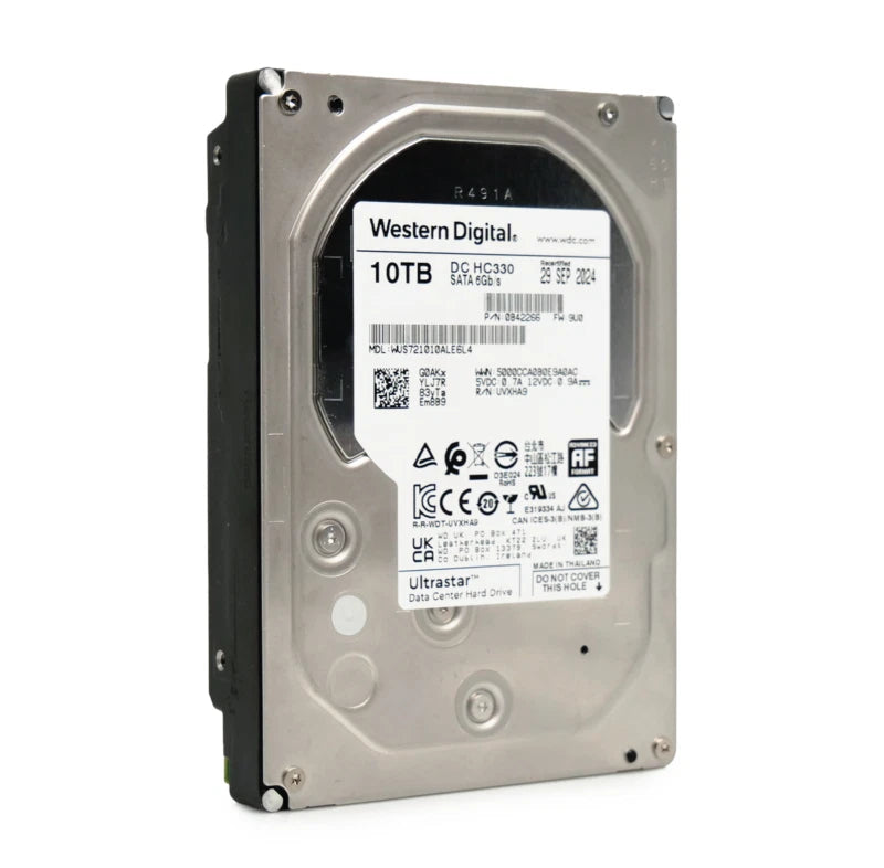 WD Ultrastar DC HC330 10TB 7.2K RPM SATA 6Gb/s 3.5" HDD WUS721010ALE6L4-0B42266