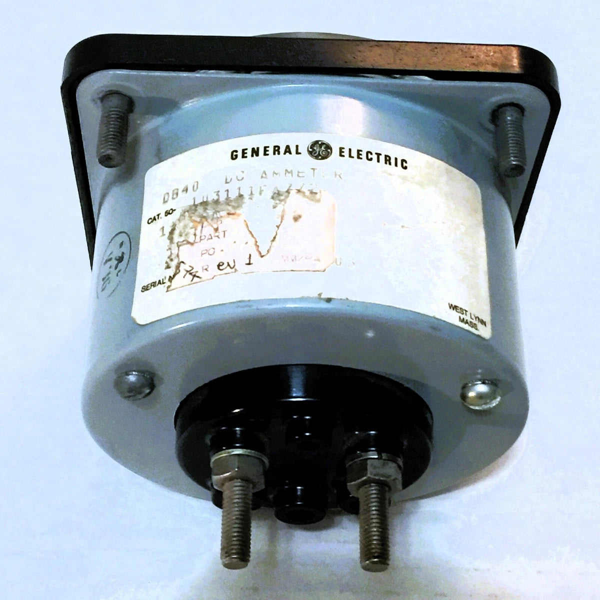 GENERAL ELECTRIC DB40 DC AMMETER 0-400 DC AMPERES 103111FA772