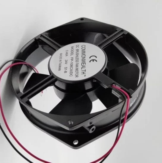 Commonwealth FP-108CX/DC 24V DC aluminum frame cooling fan