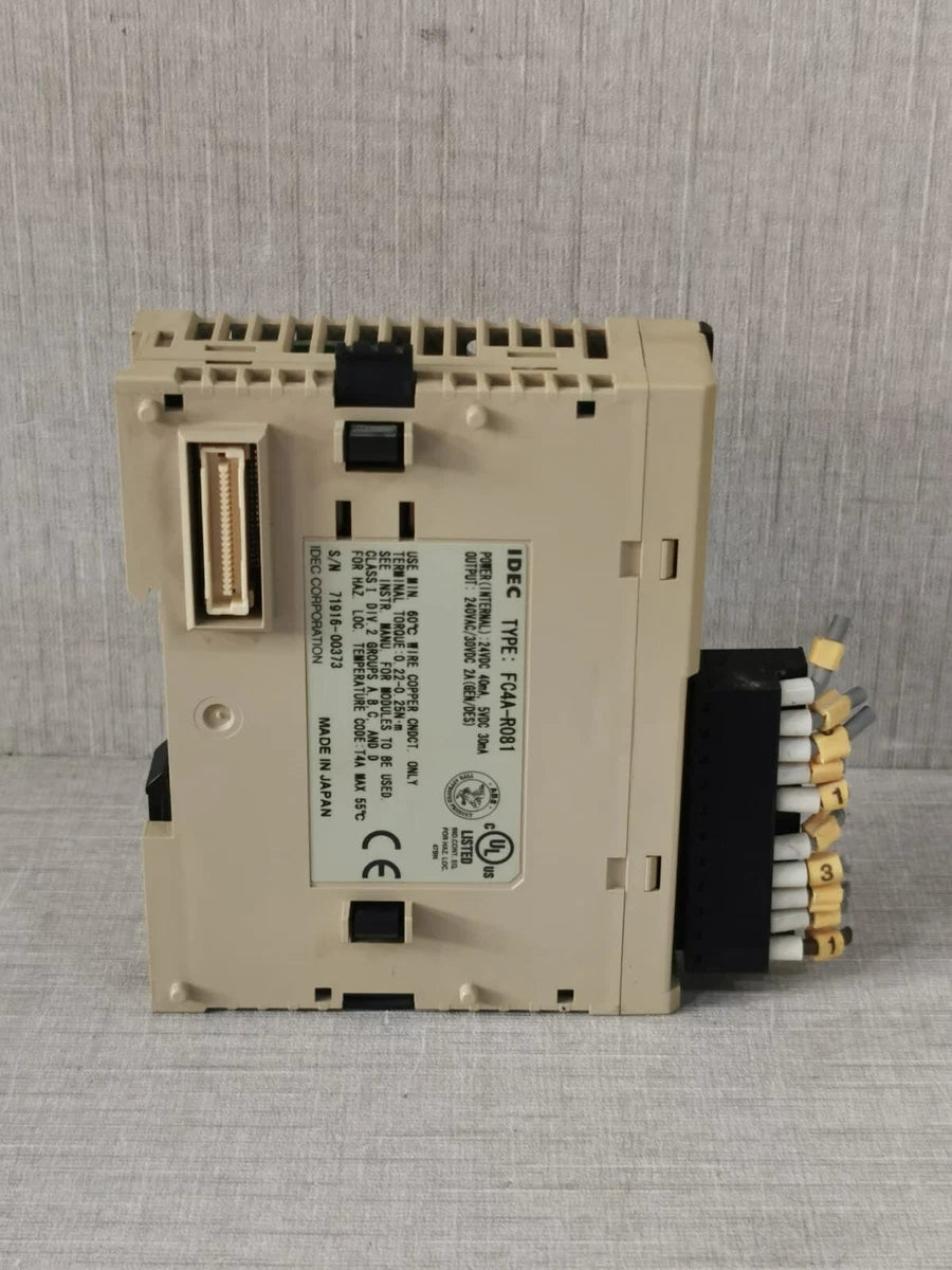 IDEC FC4A-R081 INDUSTRIAL CONTROL SYSTEM 24VDC 40mA 5VDC