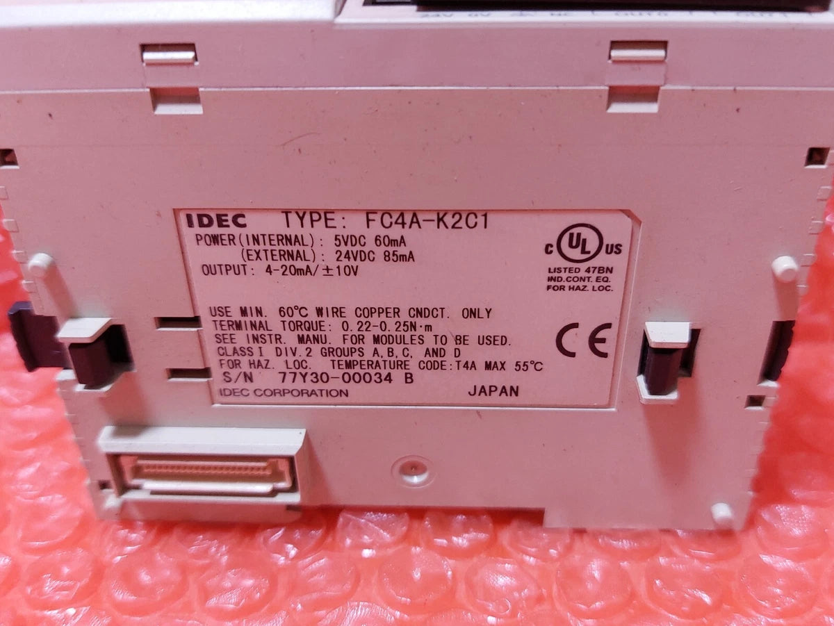 Idec FC5A-D16RK1 Smart Controller FC4A-J8C1+ FC4A-K2C1