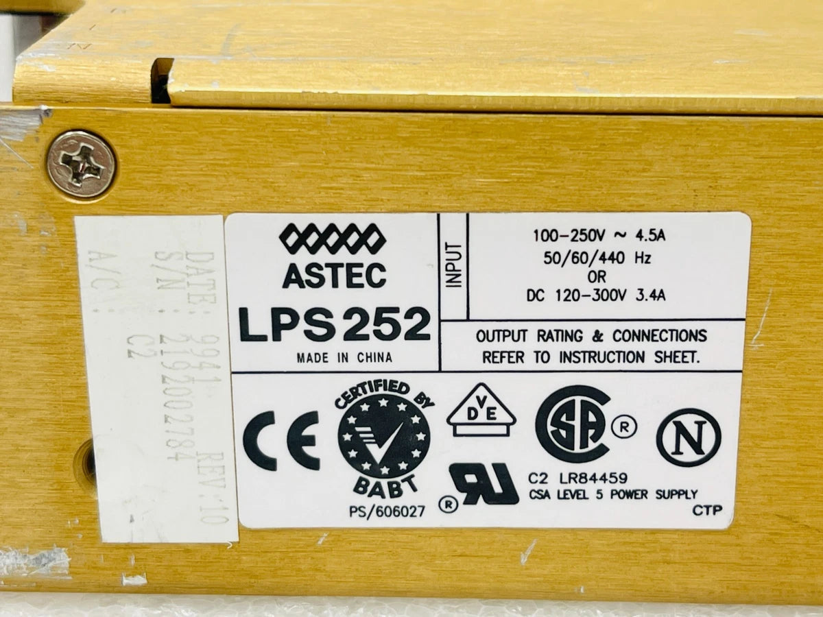 USED - Astec LPS-252 Power Supply 100-250V ~ 4.5A, DC 120-300V 3.4A / FREE SHIPP
