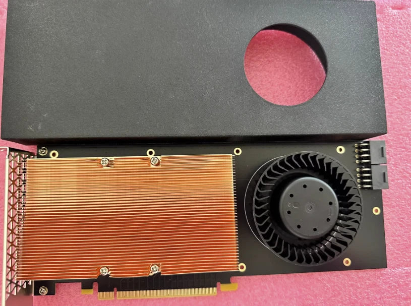 NVIDIA Tesla V100 32GB SXM2 GPU in Enclosure PCIe Adapter 8+8 Pin for AI