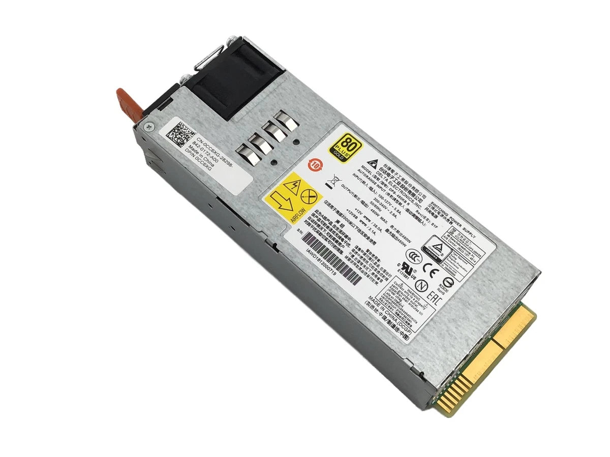 Dell DPS-460KB R 460W PSU 80 Plus Gold Rear To Front 100-240V Power Supply