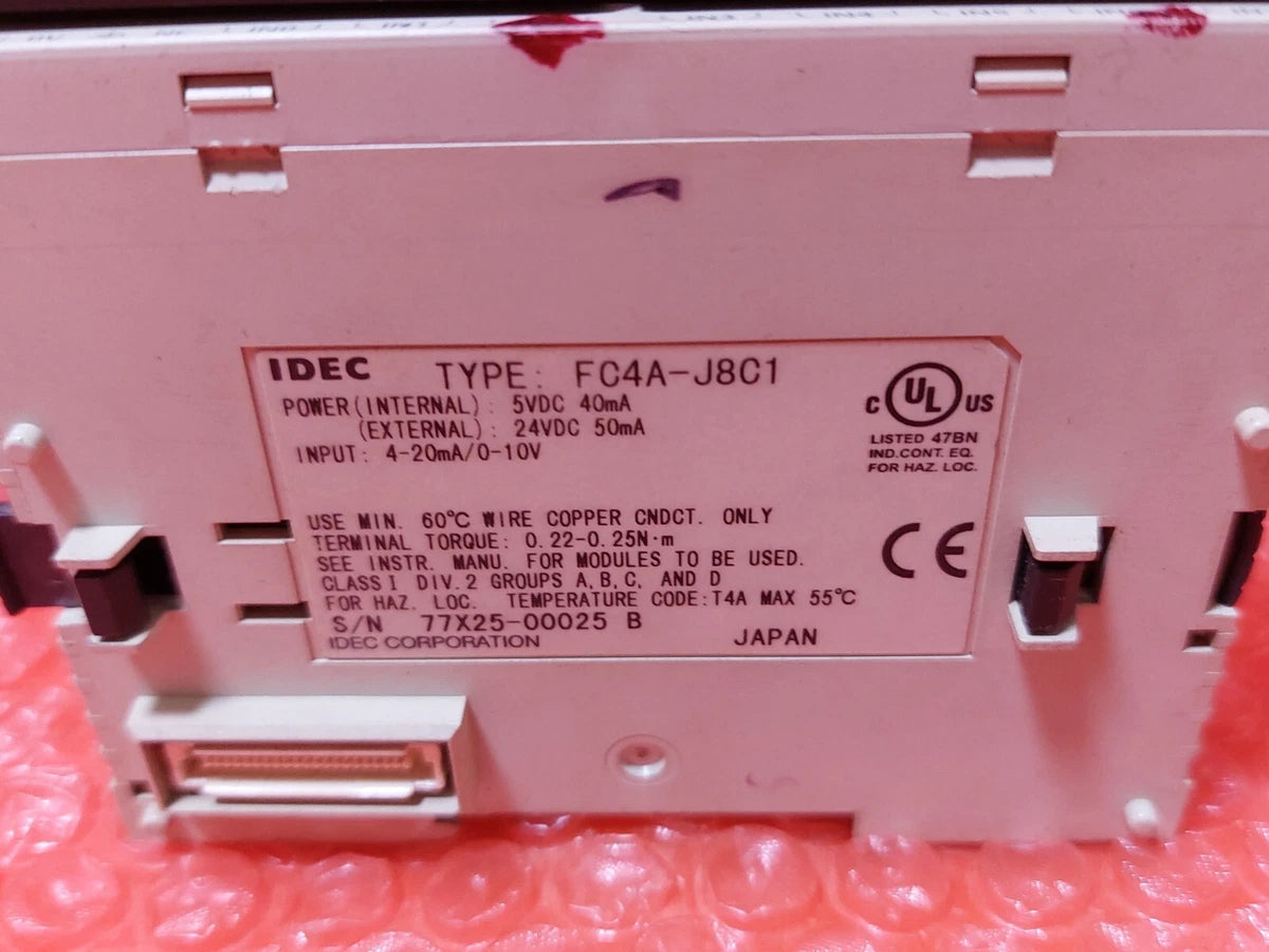 Idec FC5A-D16RK1 Smart Controller FC4A-J8C1+ FC4A-K2C1