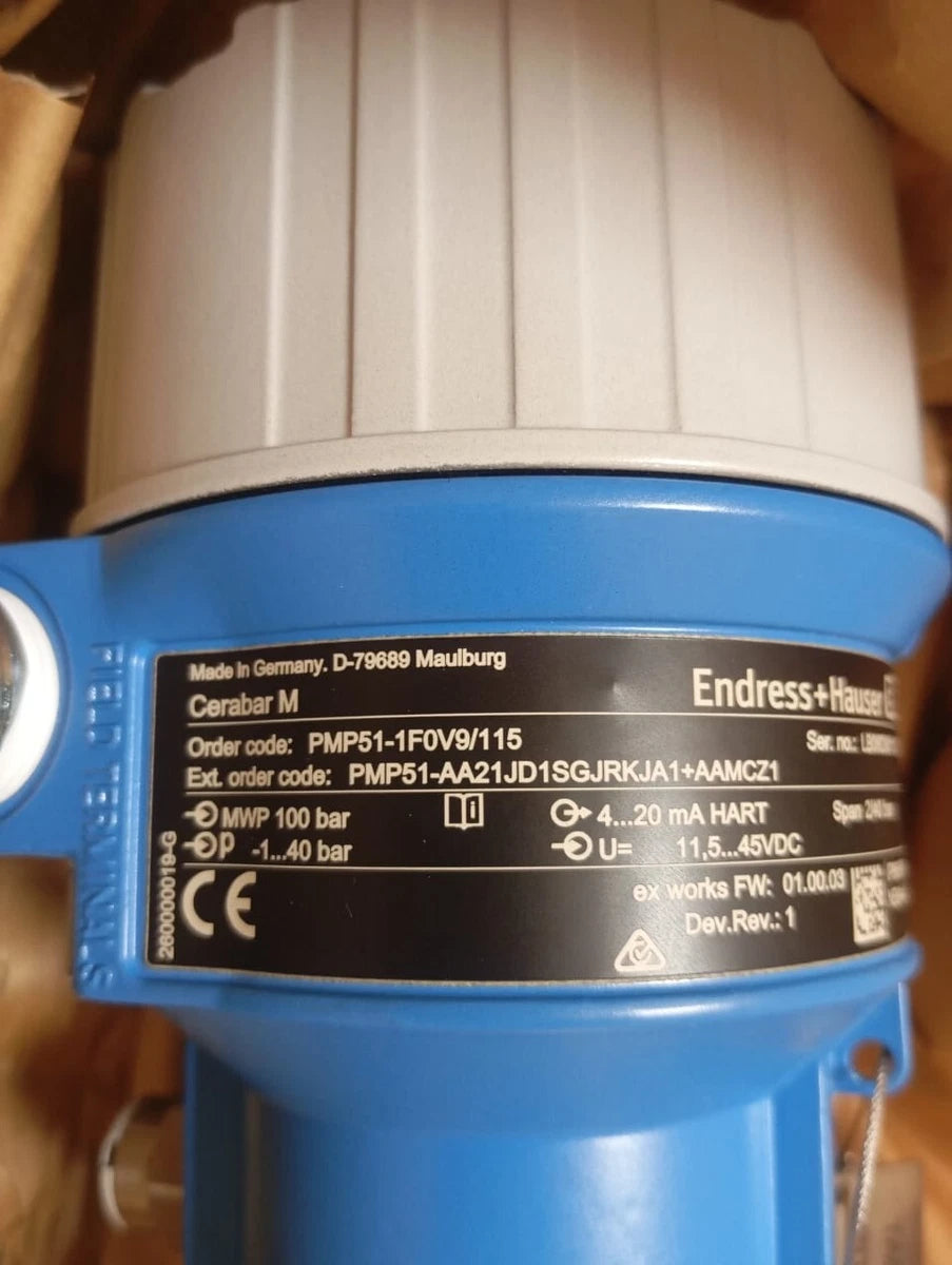 Endress+Hauser / CERABAR M / Pressure Transmitter and Sensor / PMP51-1F0V9/115