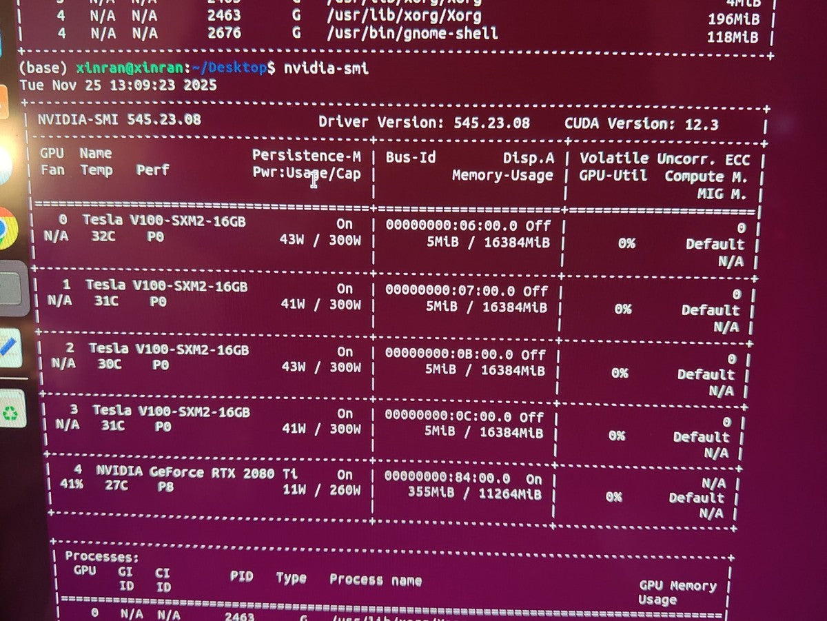 Custom 4x NVIDIA TESLA V100 16GB SXM2 to 2x PCIe x16 64G VRAM AI Compute Node
