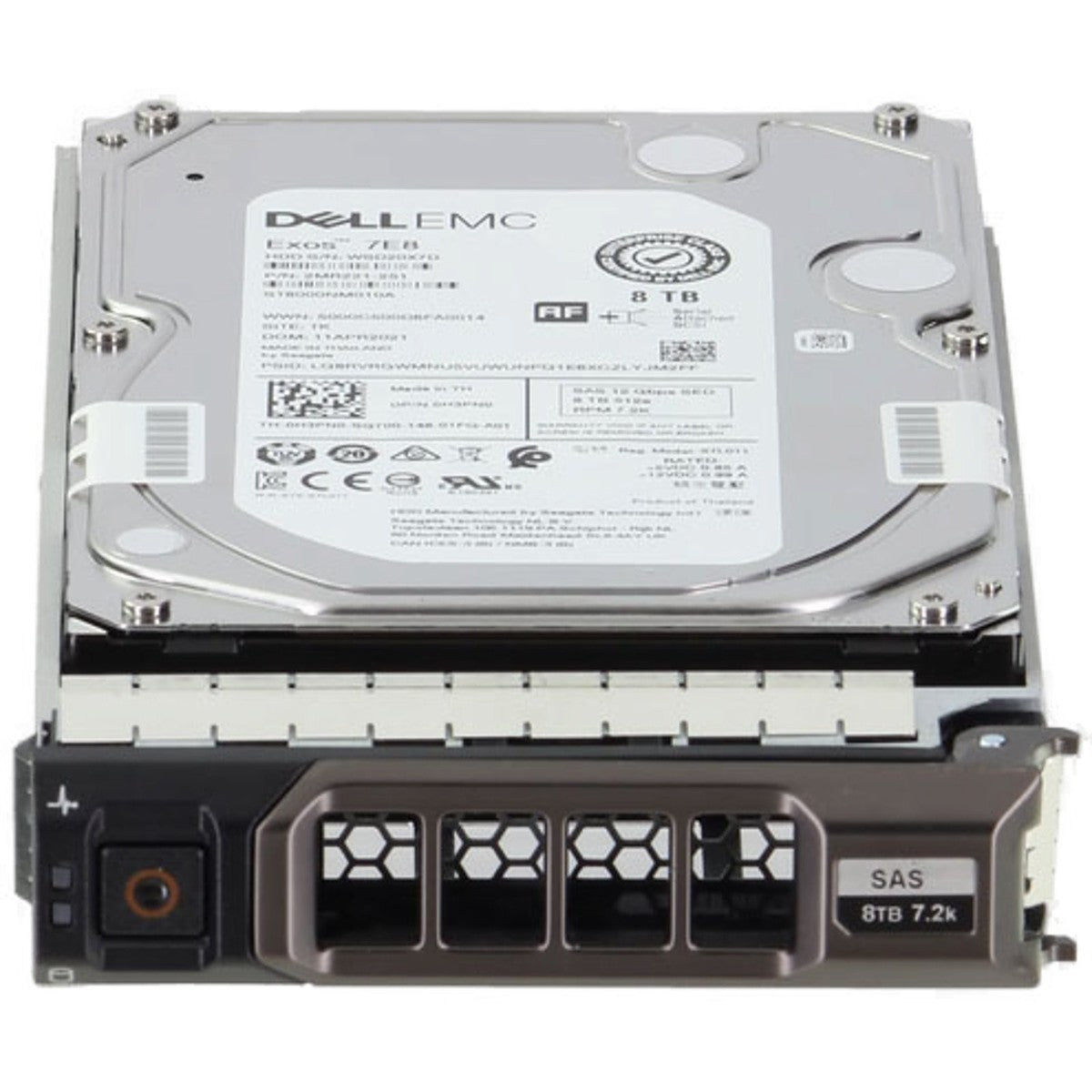 Dell 8TB 7.2K 512e 12Gbps NL SAS SED FIPS 3.5 HDD Exos 7E8 (H3PN0