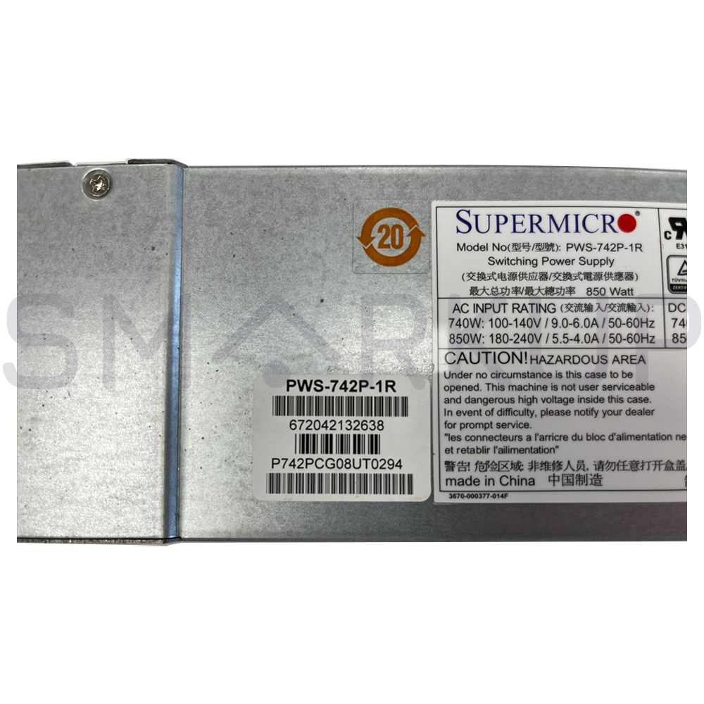 SUPERMICRO PWS-742P-1R Micro Server Power Supply