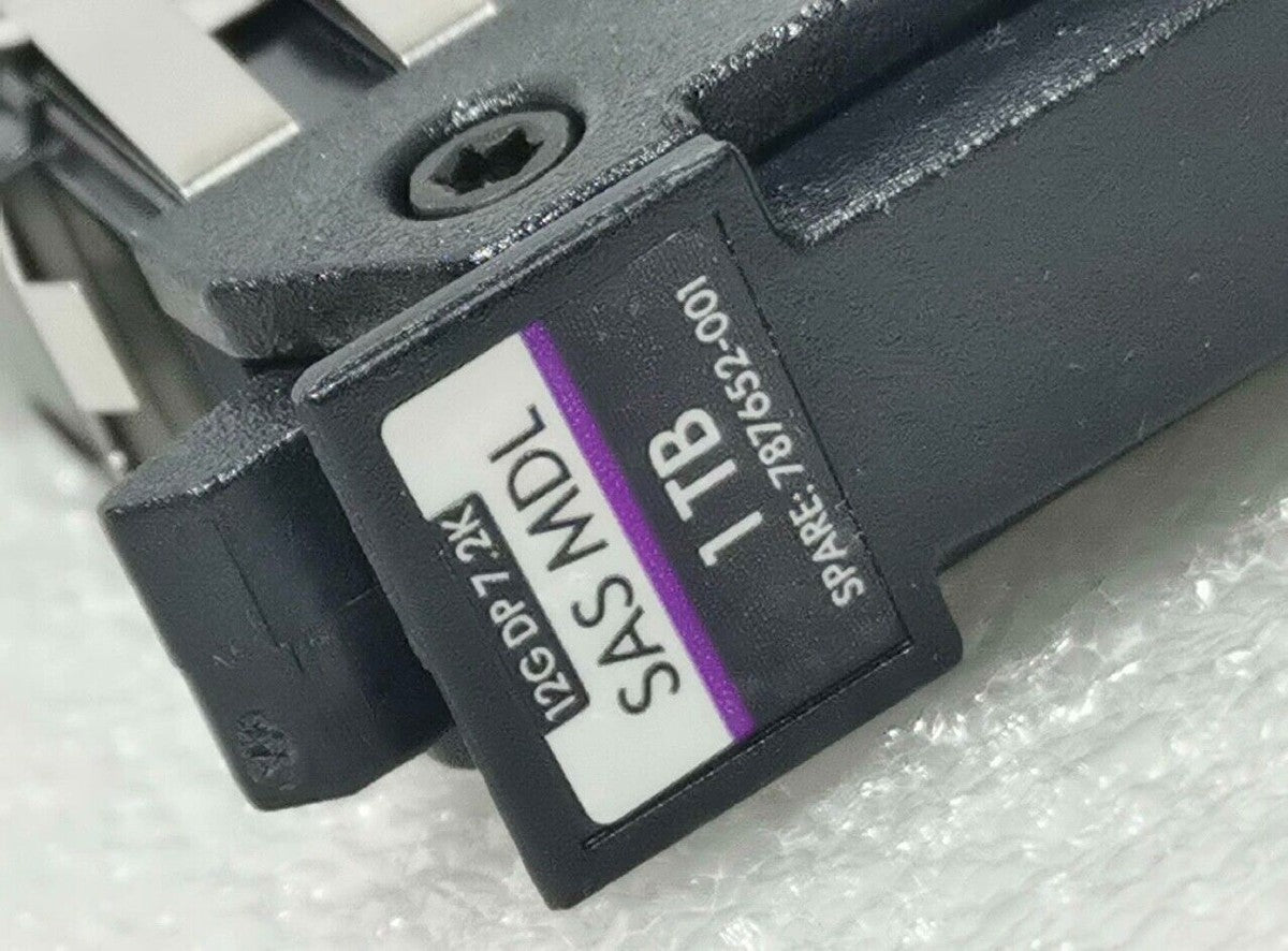 HPE MSA 1TB 787652-001 12Gb/s SAS 7.2K 2.5" 512E MIDLINE HARD DRIVE J9F50A HDD
