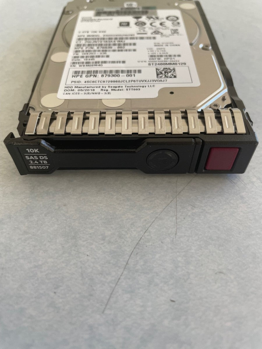 876939-002,EG002400JWJNT HPE 2.4TB 10K 12G SFF SAS HD|115812684197