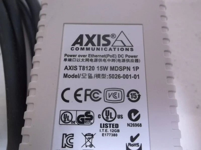 AXIS 5026-204 15W MIDSPAN 1 PORT NSMP