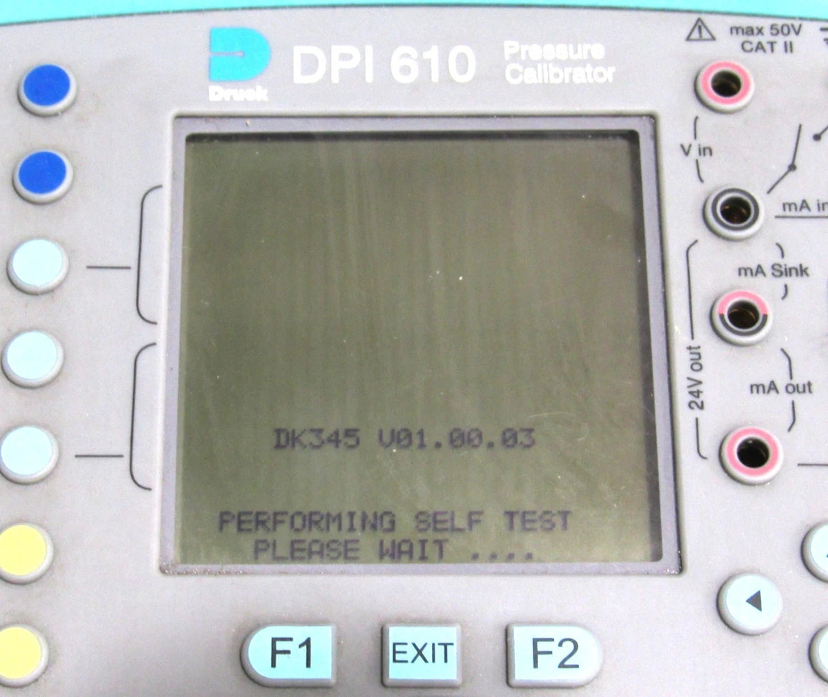 Druck DPI 610 Portable Pressure Calibrator 5 psi g P/N DK344 Power Tested
