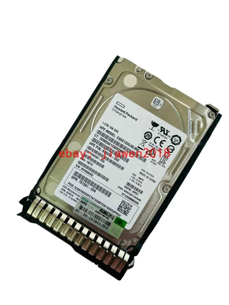 HP 781518-B21 1.2TB 12G SAS 10K 2.5" SFF SAS HDD 781578-001