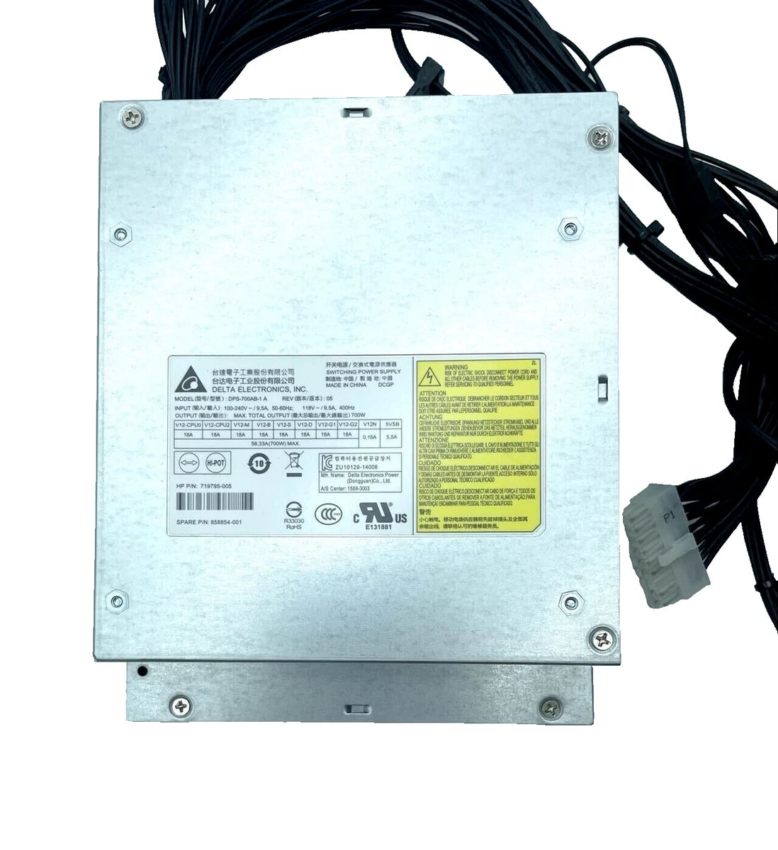 700W Power Supply DPS-700AB-1A 719795-005 858854-001 for HP Z440 Workstation|235403154329