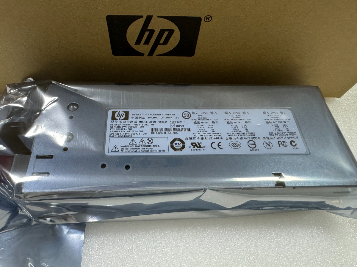 HP 399771-001 403781-001 379124-001 DPS-800GB A 1000W power supply 379123-001