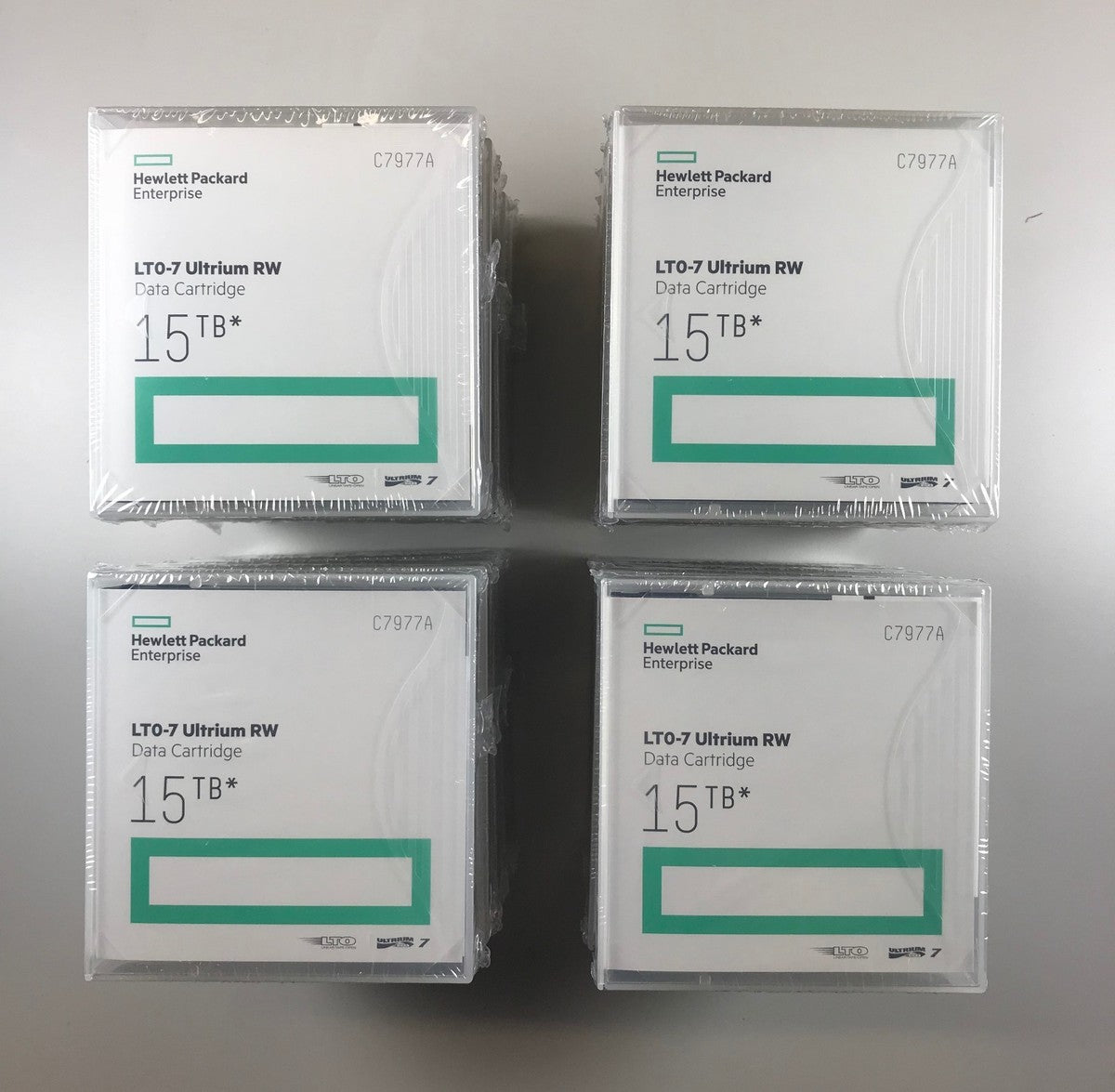 HP / HPE LTO7 Tape C7977A (20 PACK Ultrium Backup Tape Cartridge 6TB/15TB- NEW