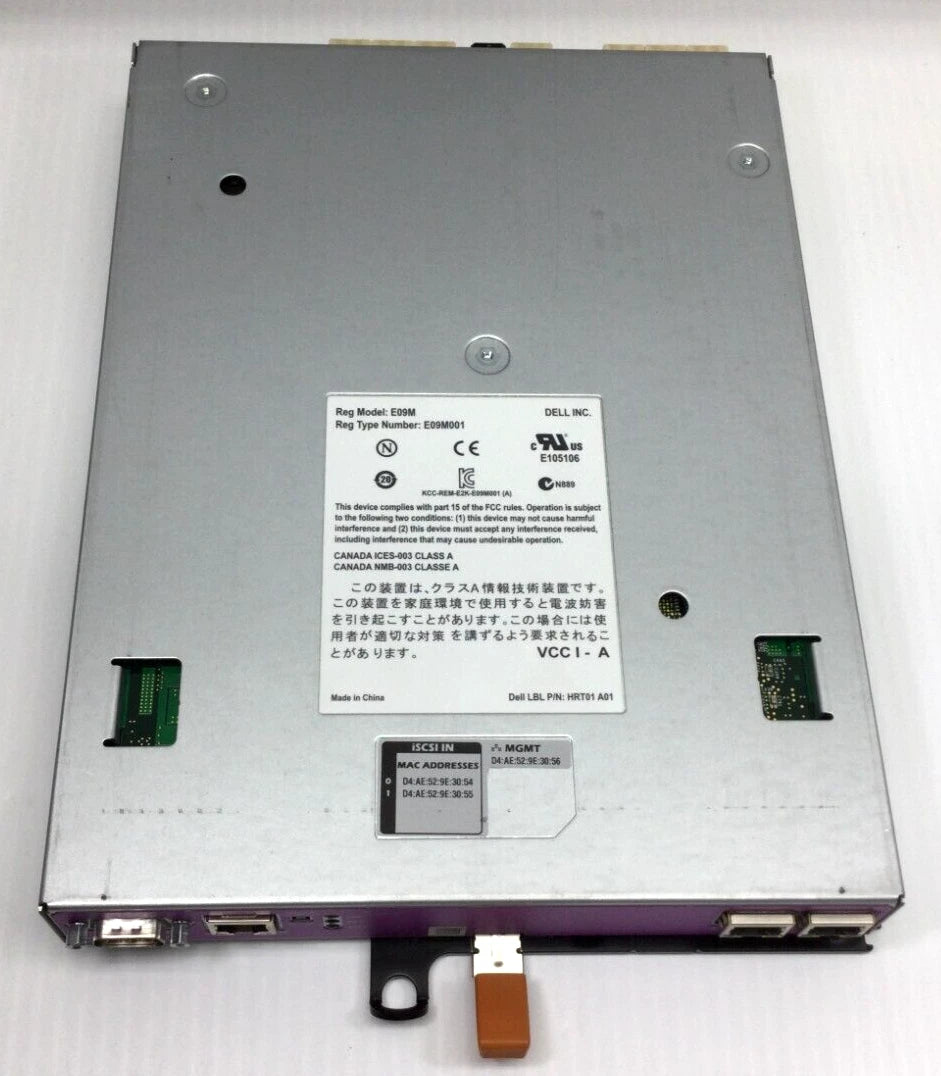 DELL 0NMJ7P E09M E09M001 HRT01 EQUALLOGIC PS4100 CONTROL MODULE 12