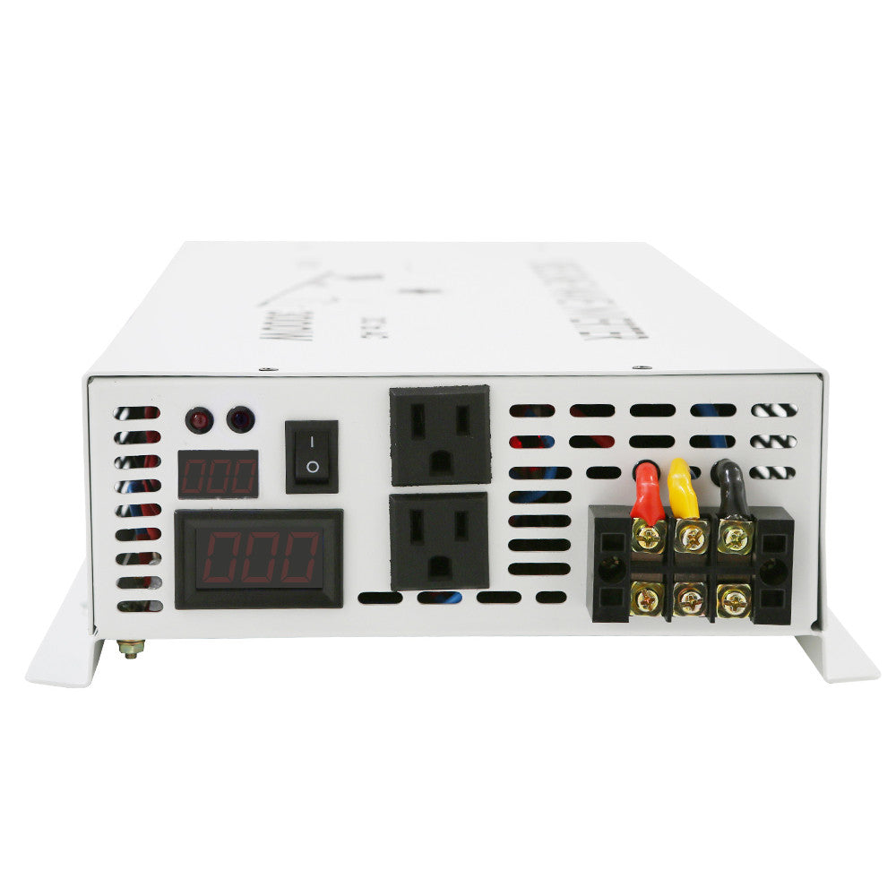 Pure Sine Wave Inverter 12V to 120V Power 4000W Solar Home Motor Off Grid System