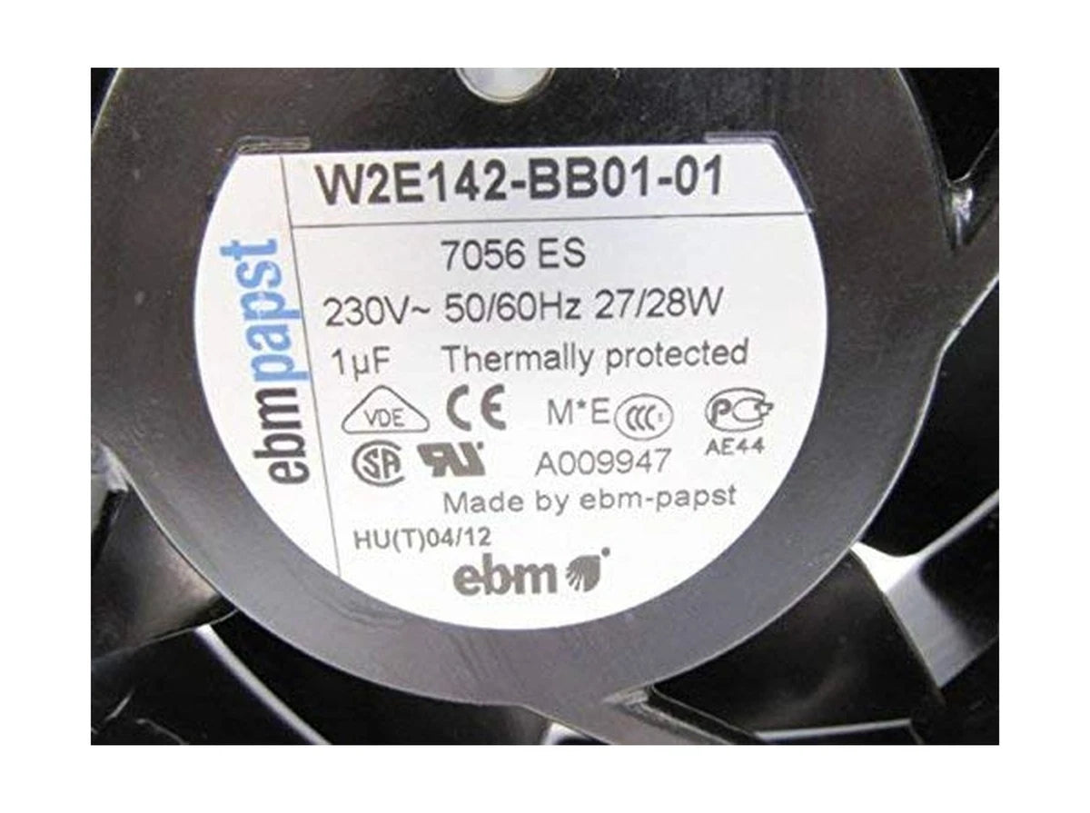 ebm-papst W2E142-BB01-01 230V 60Hz 28W Thermally Protected Fan 6 Inch Diameter