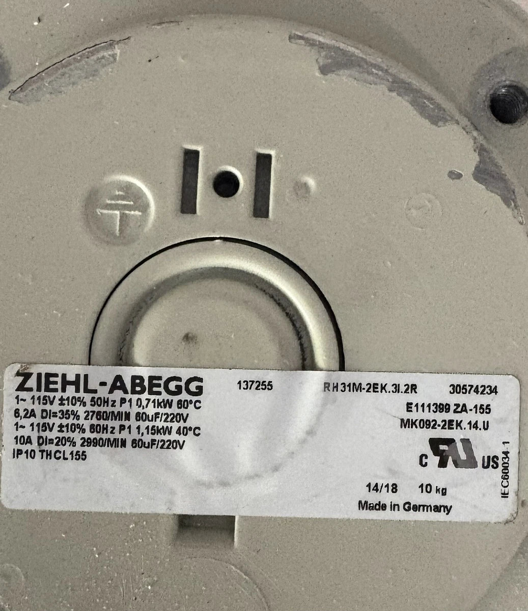 ZIEHL ABEGG Centrifugal Cooling Fan RH31M-2EK.31.2R Blower M Series