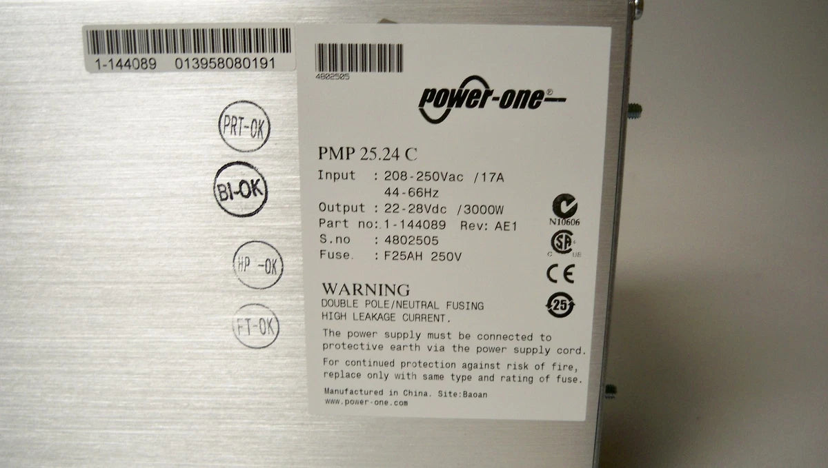 *NEW* Power-One PMP 25.24C Rectifier Module, Lucent, KS24637L1A 3000 watt