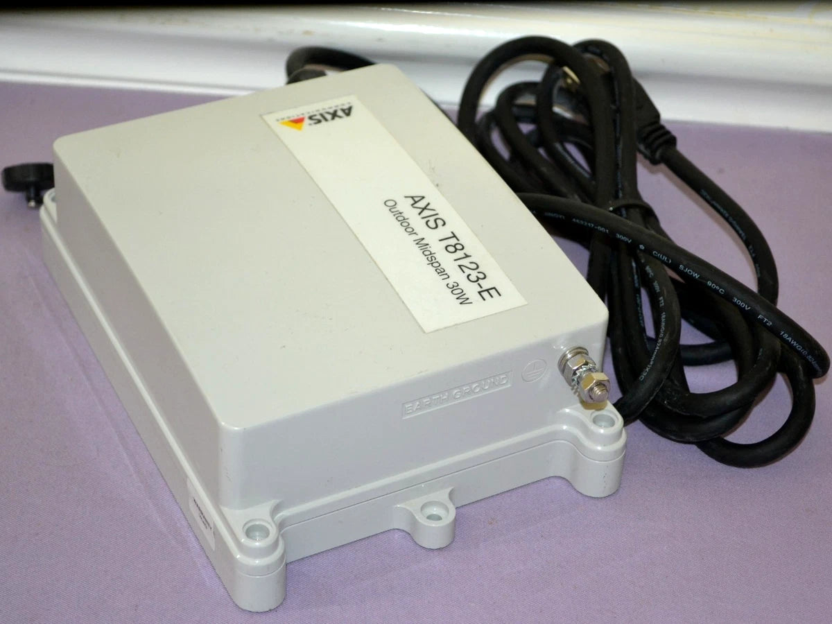 Axis T8123-E Outdoor Midspan 30W PoE With Injector, 1-Port, IP66 Weatherproof