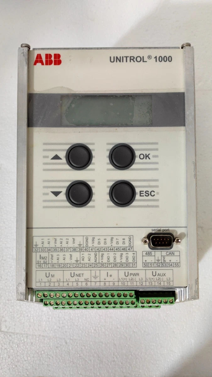 ABB unitrol 1000 / UNITROL 1000 Voltage Regulator 3BHE014557R0003|266978086628