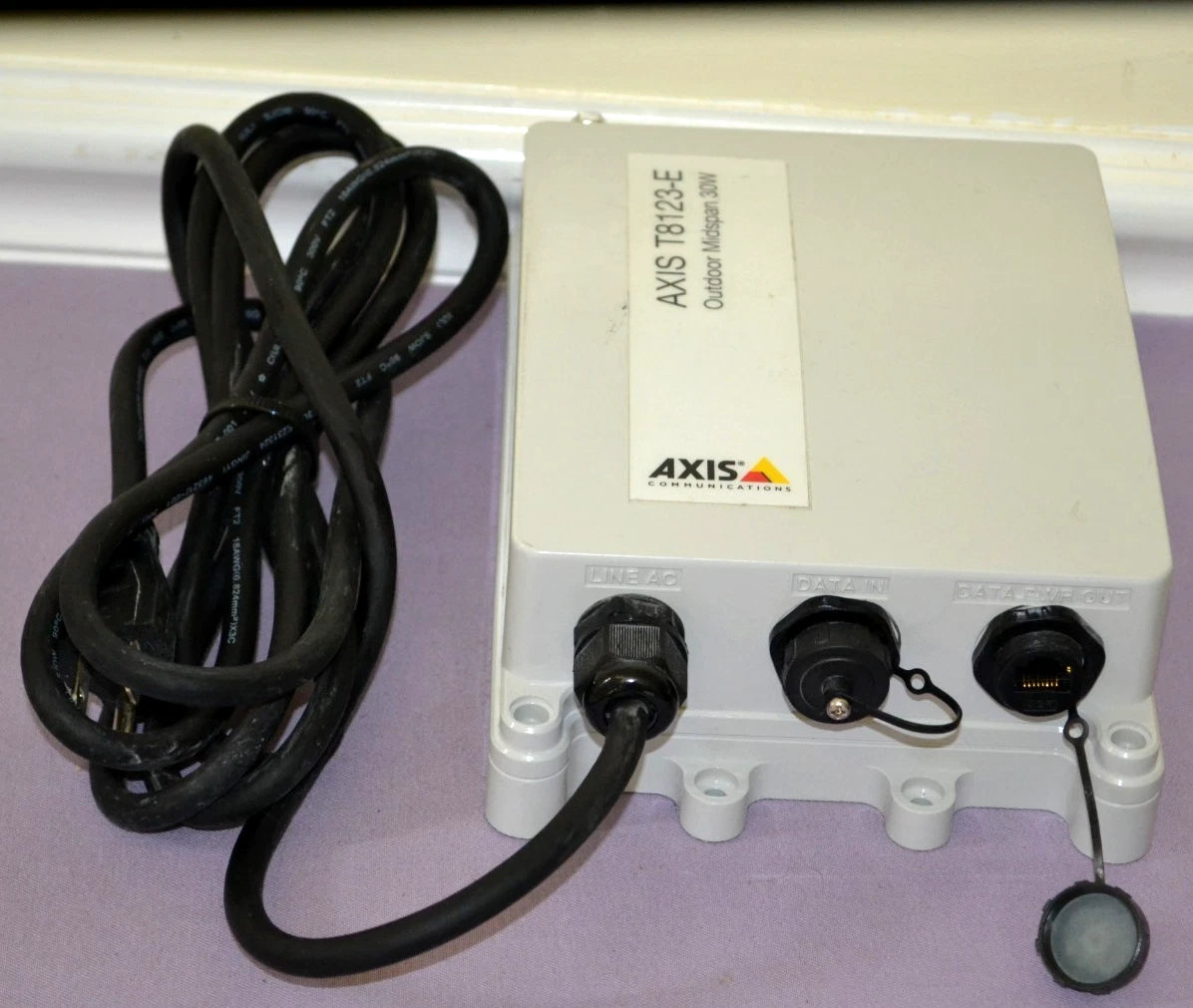 Axis T8123-E Outdoor Midspan 30W PoE With Injector, 1-Port, IP66 Weatherproof