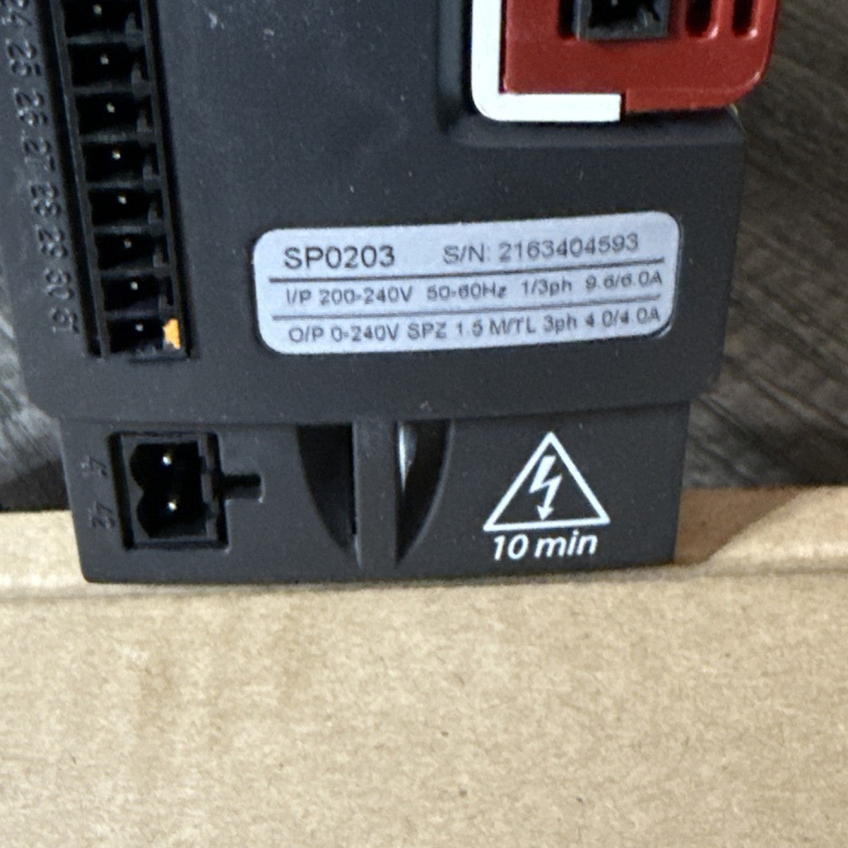 Emerson Unidrive SP Series AC Drive SP0203 3PH