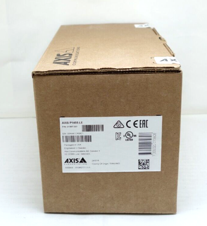 AXIS Communications P1455-LE 01997-001 2MP IP IR Outdoor Bullet Camera