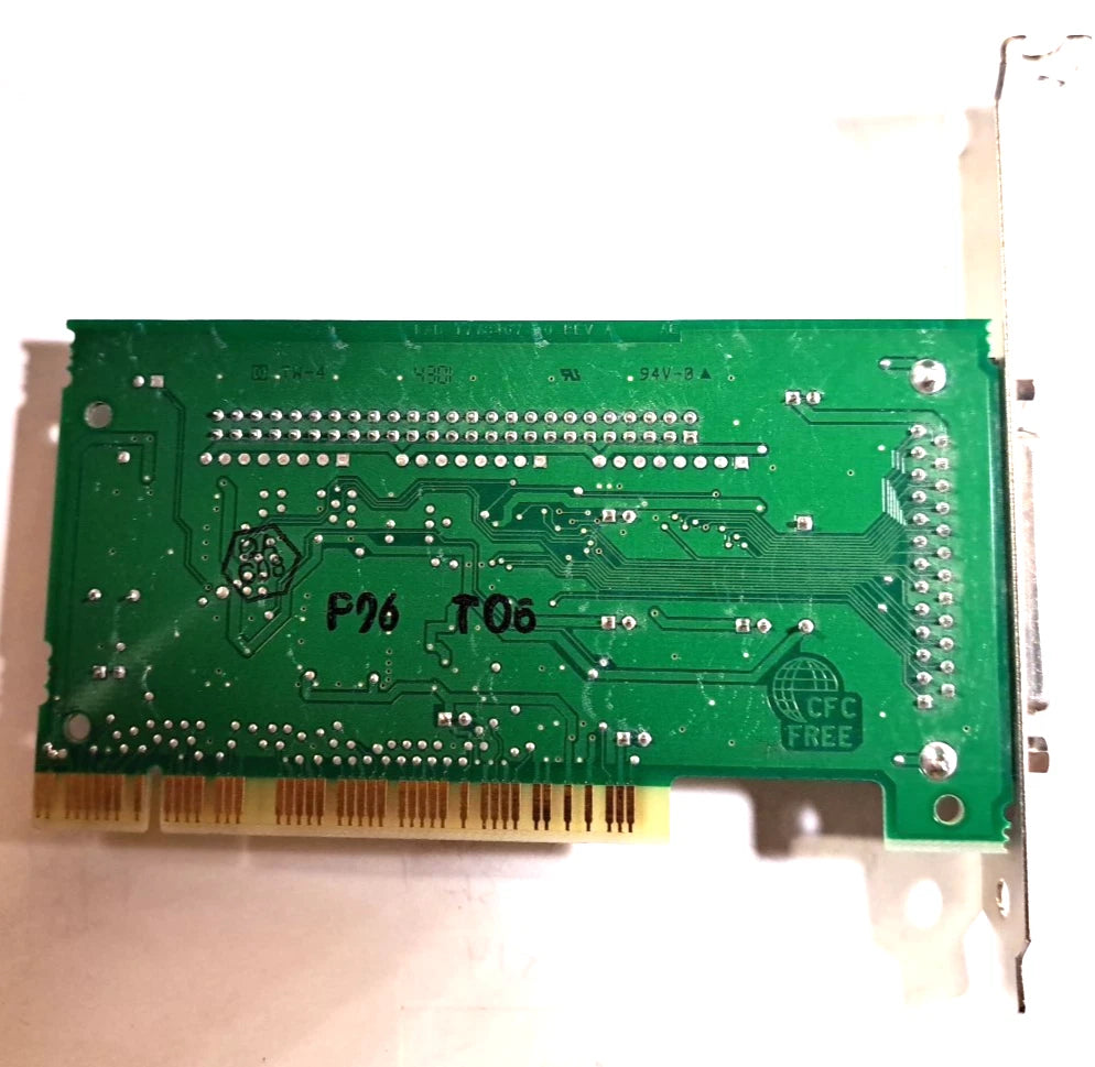 Adaptec AVA-2906 PCI SCSI Controller Card DB25 External + 50 pin Internal