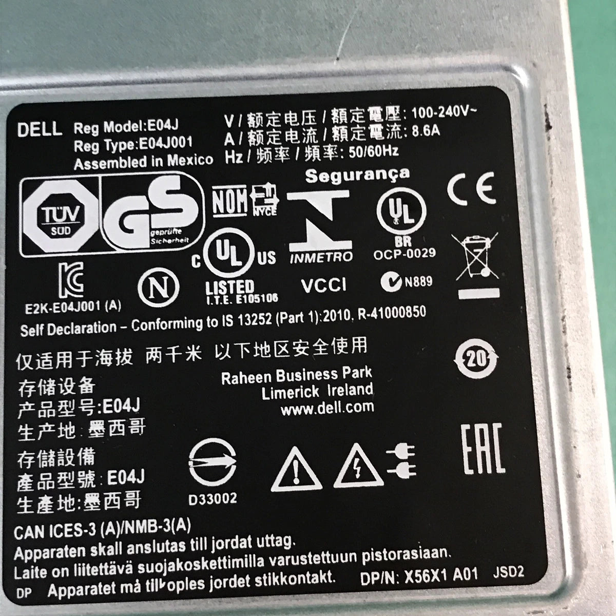 Dell EqualLogic PS6100 24x 1.2TB 10K HDD 2x H700E E09M E09M001