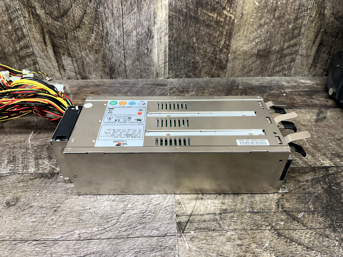 Zippy Emacs 3U 630W 2+1 Redundant PFC EPS12V Unit Only *TESTED WORKING*