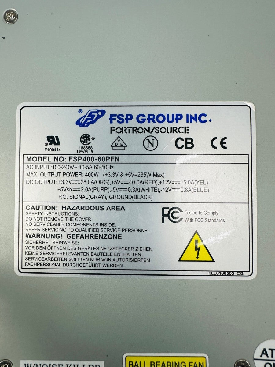 FSP Group FSP400-60PFN 9PA4000201 400 Watt ATX Power Supply