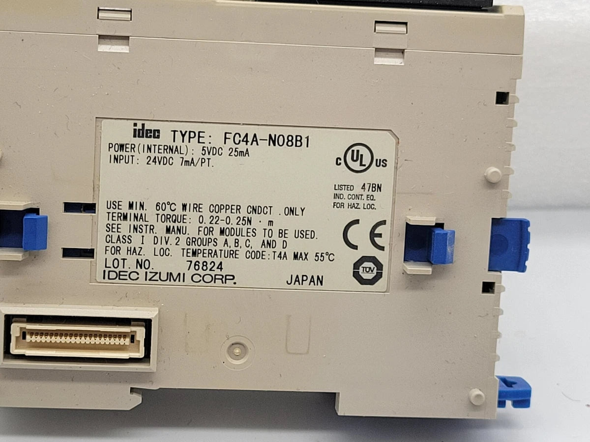 IDEC FC4A-NO8B1 8PT 24VDC MODULE