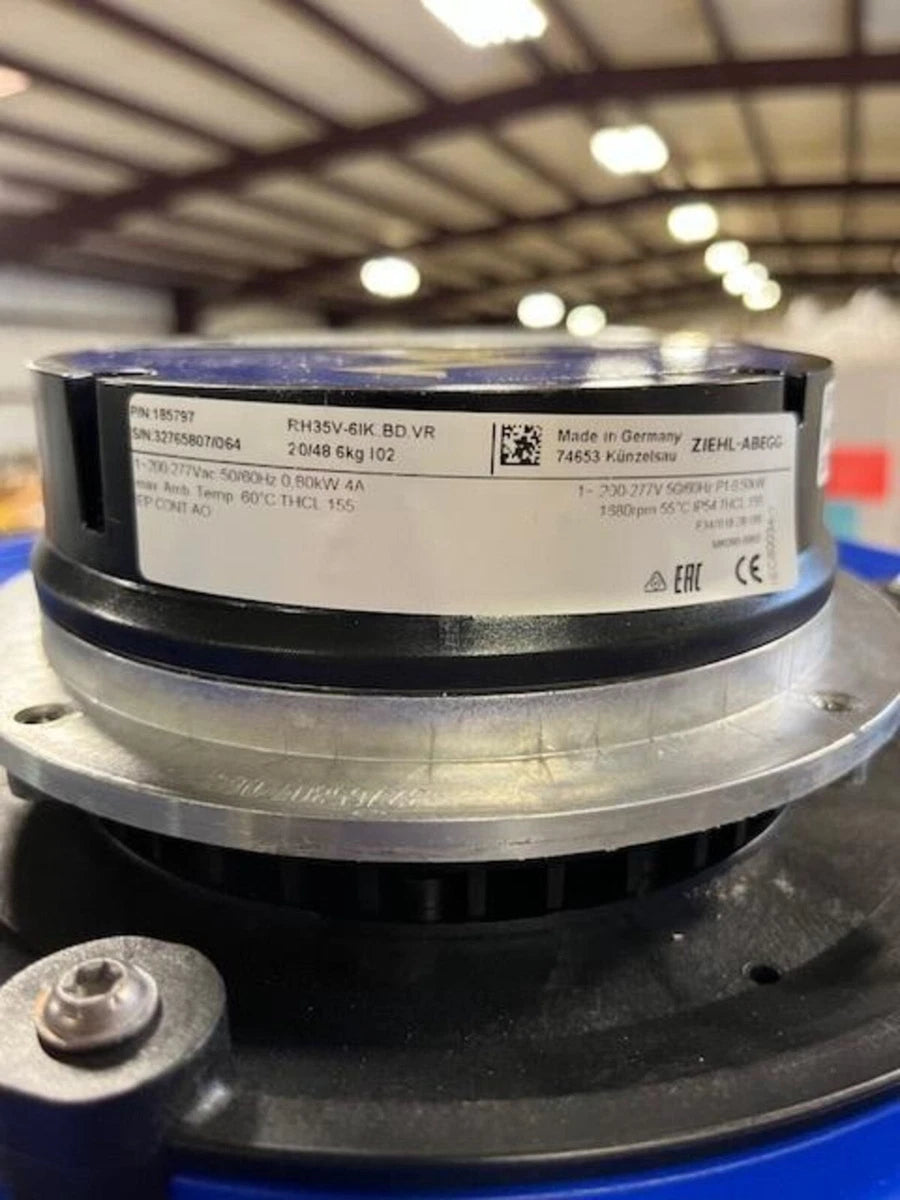 Ziehl-Abegg RH35V-6IK.BD.VR EC 110V VAC, Centrifugal Fan, Germany