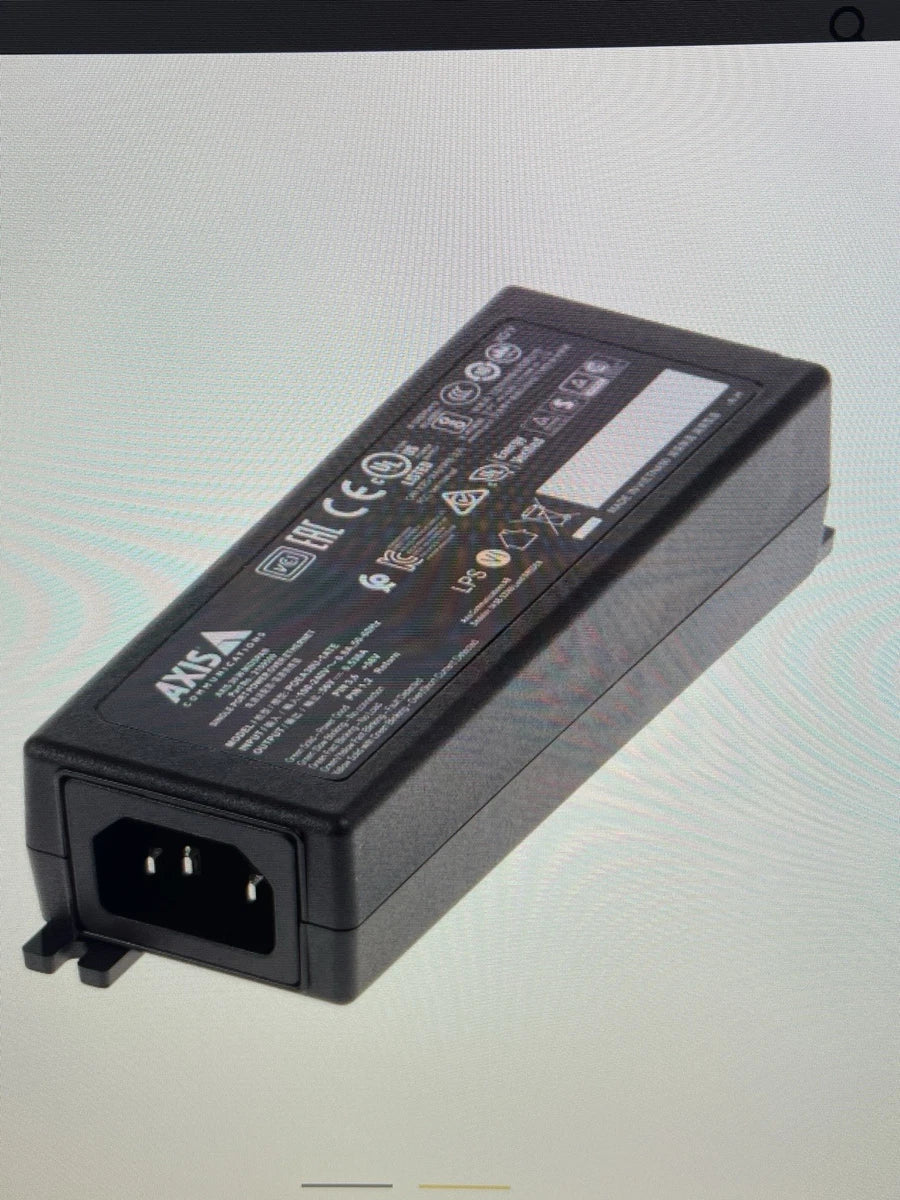 AXIS 30 W Midspan P/N: 02172-004 POE INJECTOR PLUG and PLAY 10/100/1000 Mbps