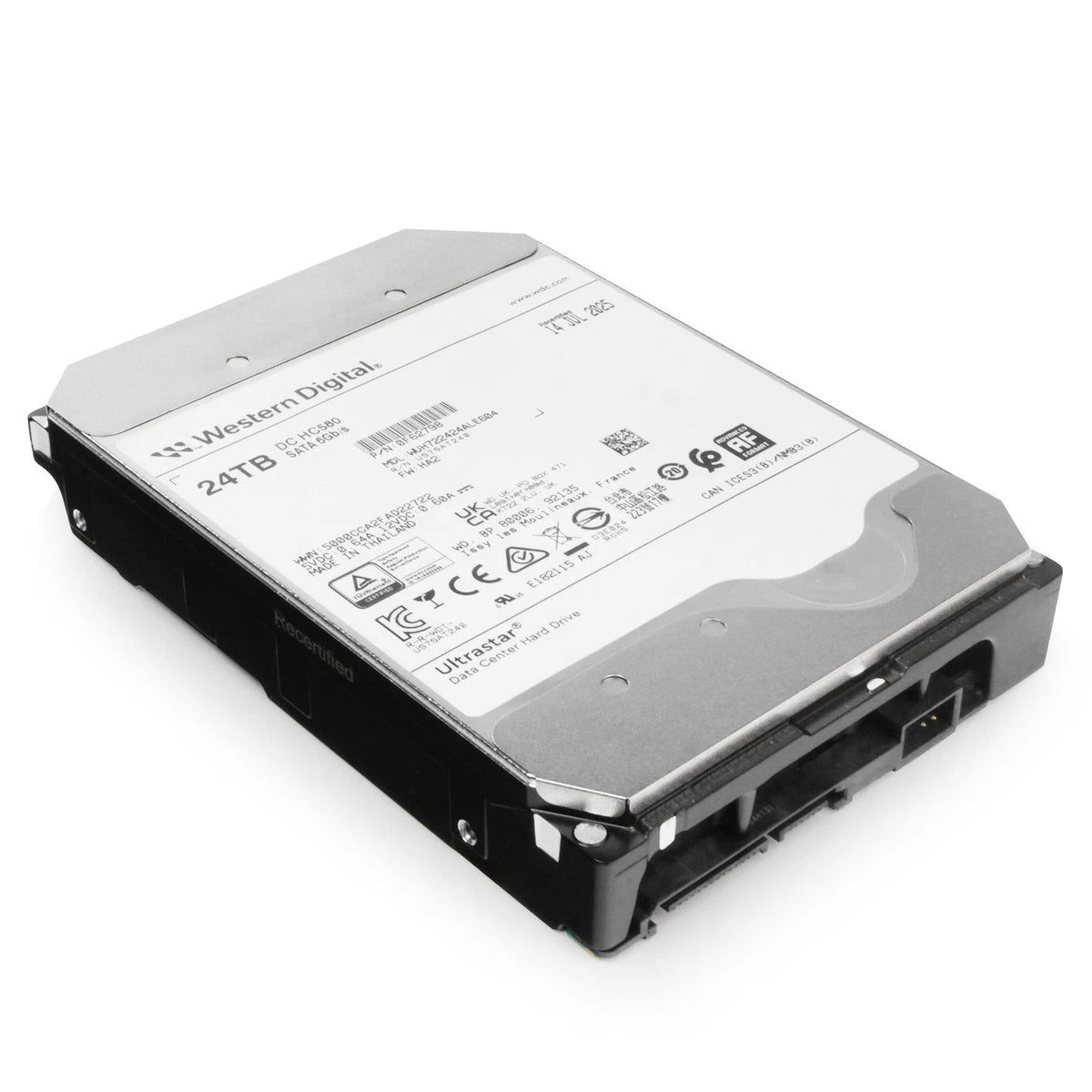 WD DC HC580 24TB WUH722424ALE604 0F62798 7.2K RPM SATA 6Gb/s 512e 3.5" HDD