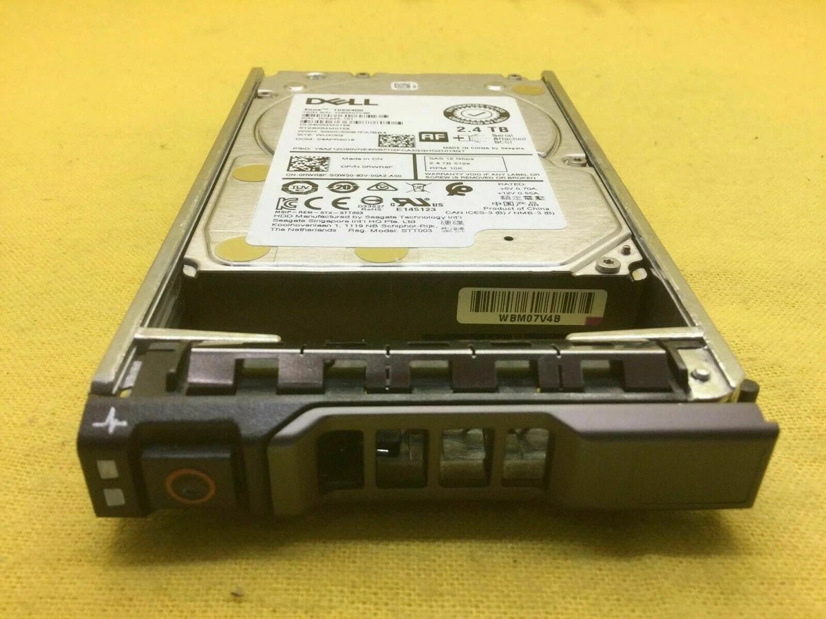Dell 2.4TB SAS 10K 2.5 Inch 12Gbps Hard Drive for Gen 12 & 13 PowerEdge Servers